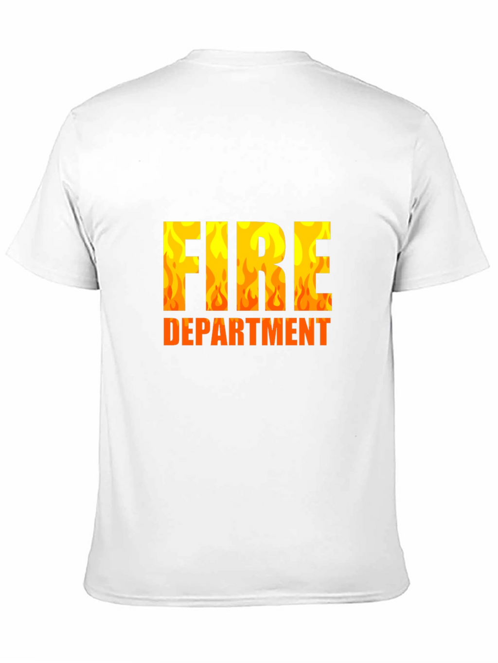 Fire Department Black Graphic T-Shirt