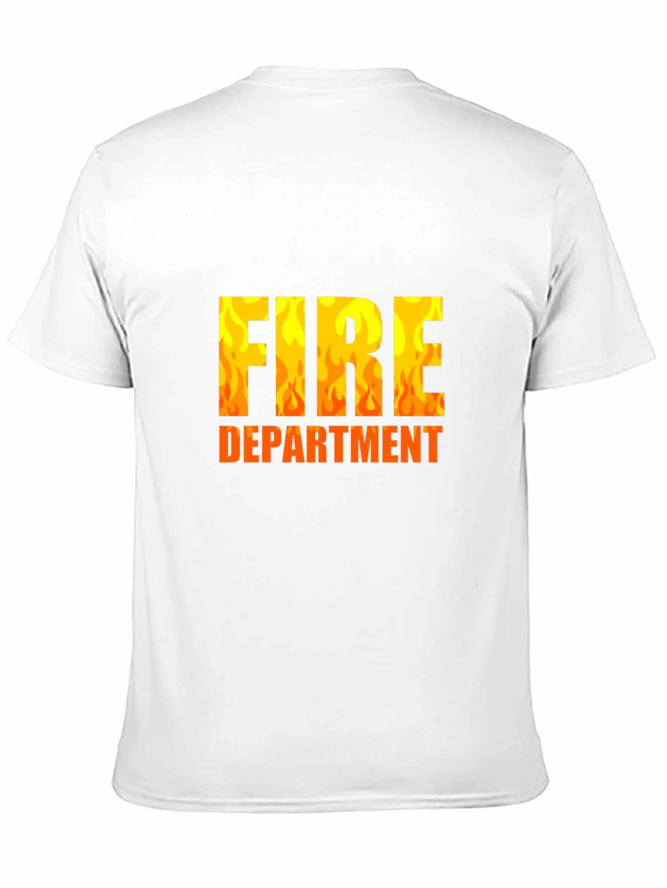 Fire Department Black Graphic T-Shirt