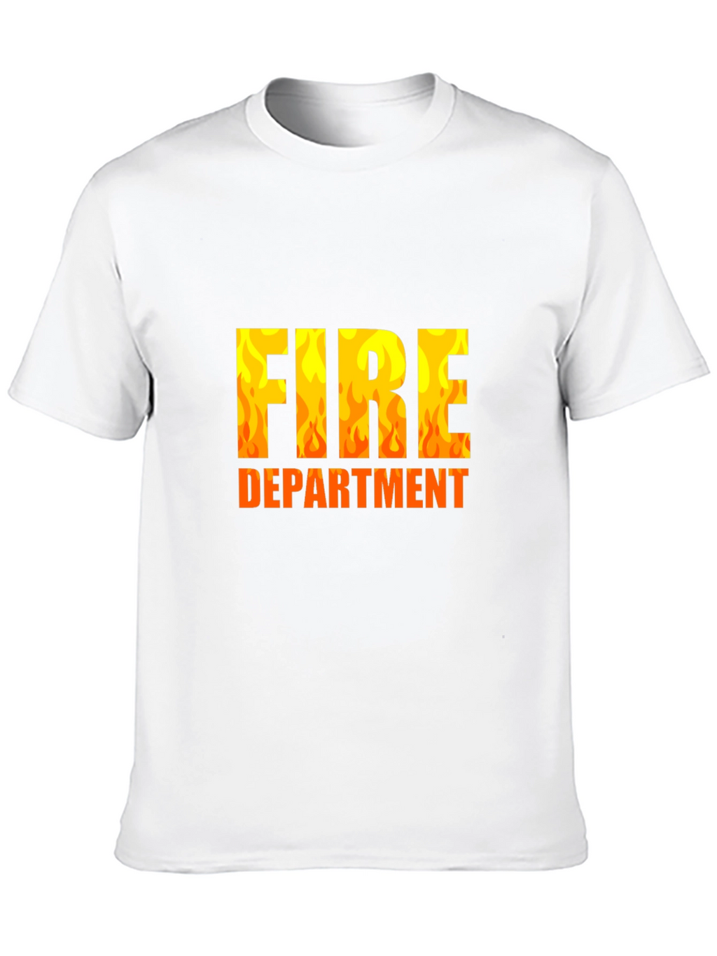 Fire Department Black Graphic T-Shirt