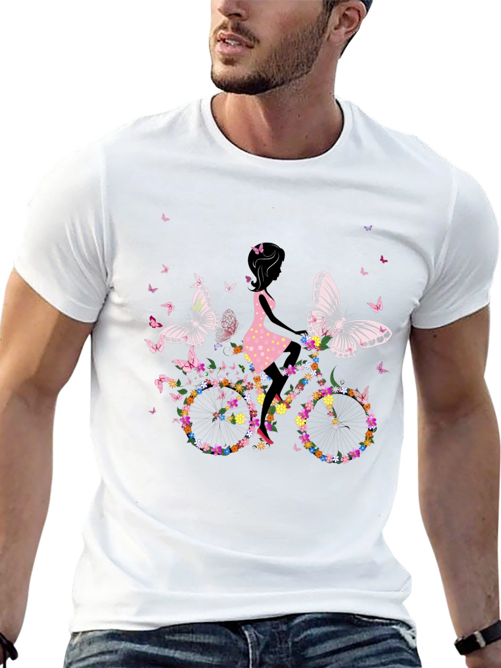Butterfly Bicycle T-Shirt
