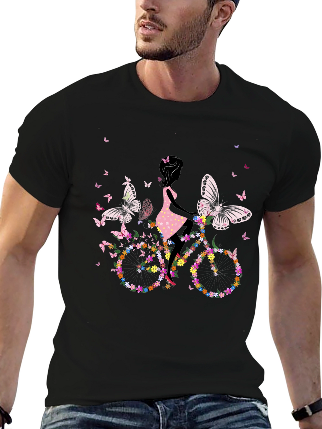 Butterfly Bicycle T-Shirt