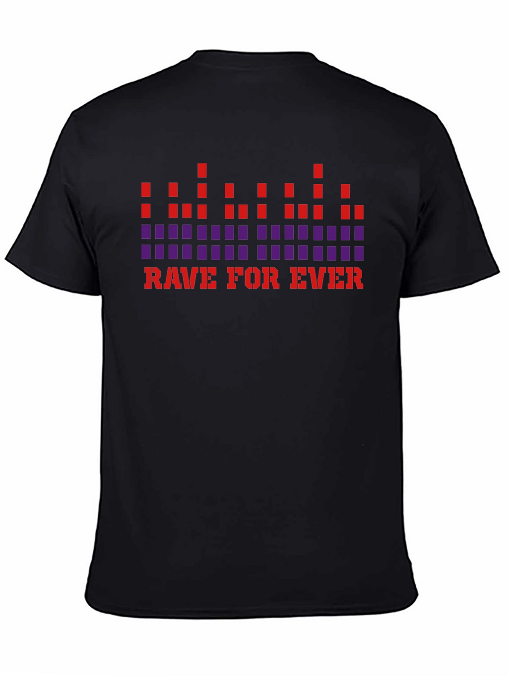 Rave For Ever Graphic T-Shirt - Black