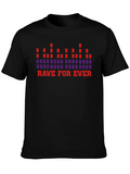 Rave For Ever Graphic T-Shirt - Black