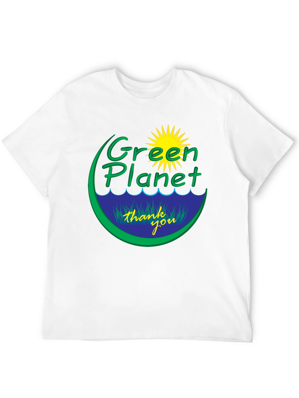 Green Planet Graphic Tee - Eco Friendly T-Shirt