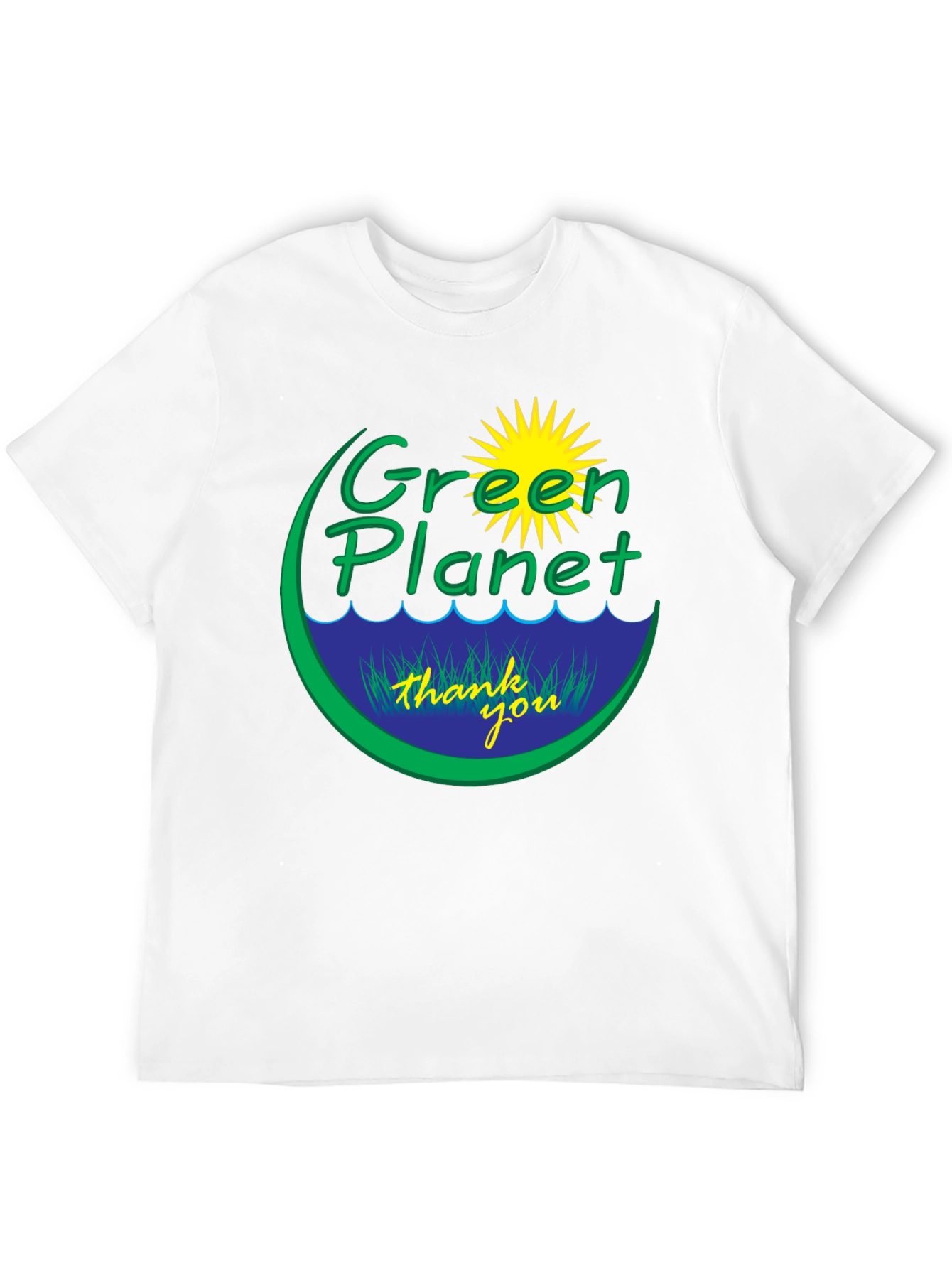 Green Planet Graphic Tee - Eco Friendly T-Shirt