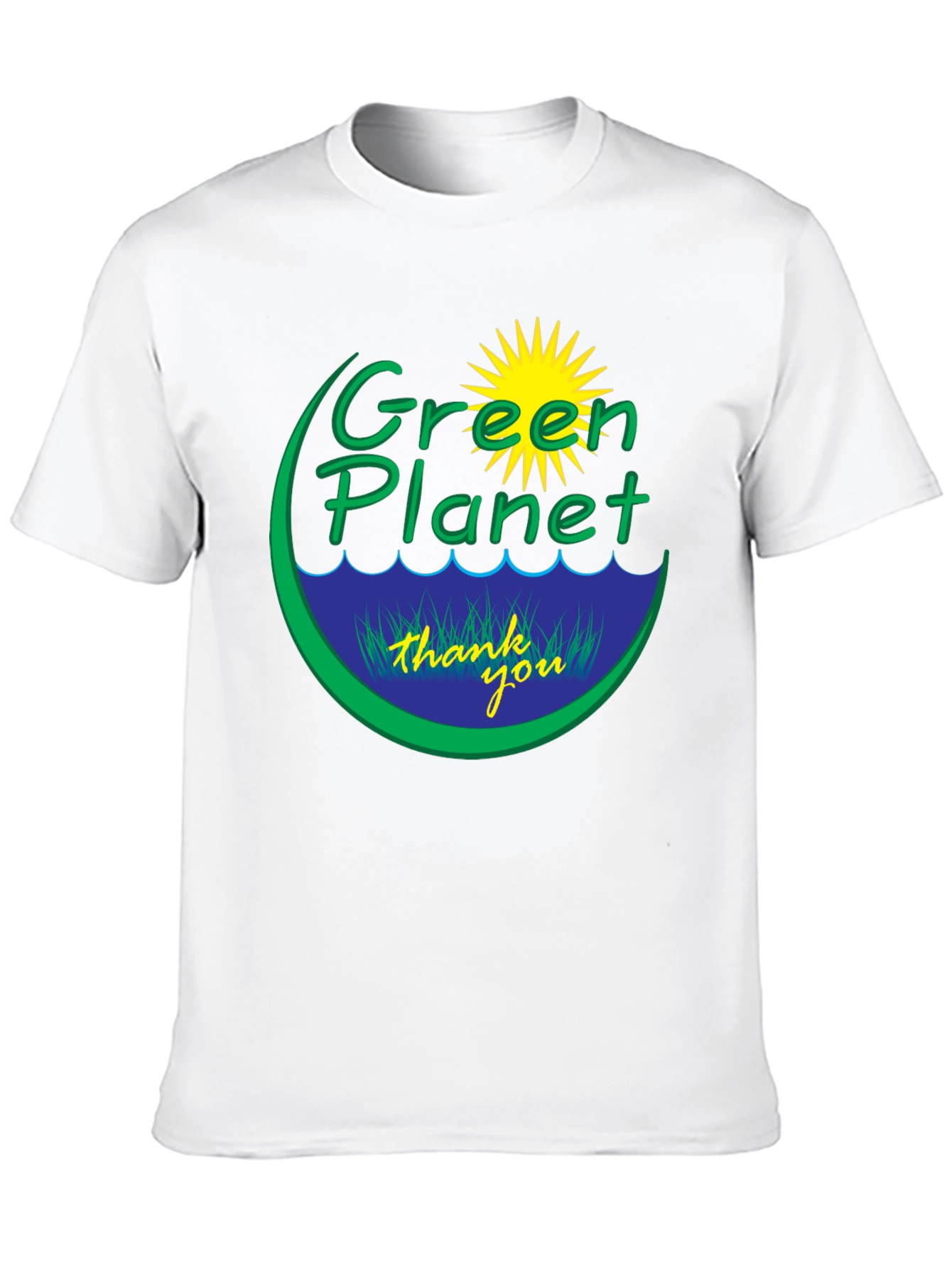 Green Planet Graphic Tee - Eco Friendly T-Shirt