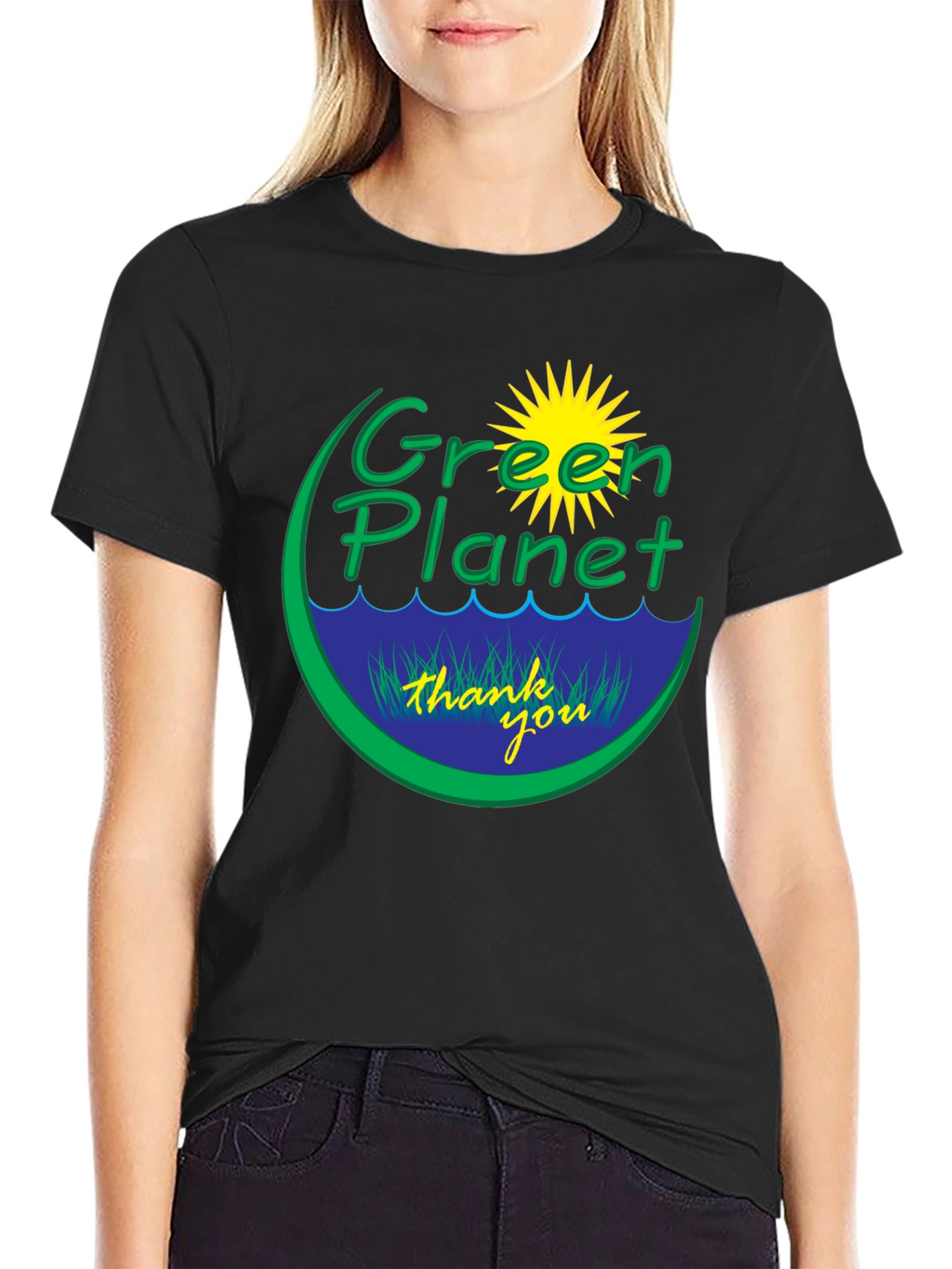Green Planet Graphic Tee - Eco Friendly T-Shirt