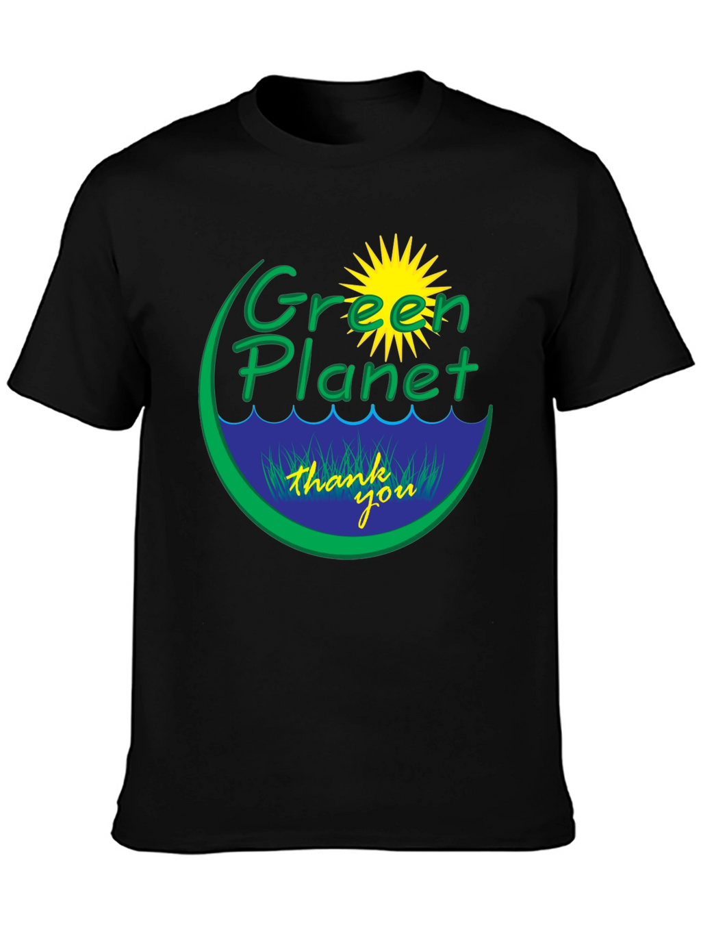 Green Planet Graphic Tee - Eco Friendly T-Shirt