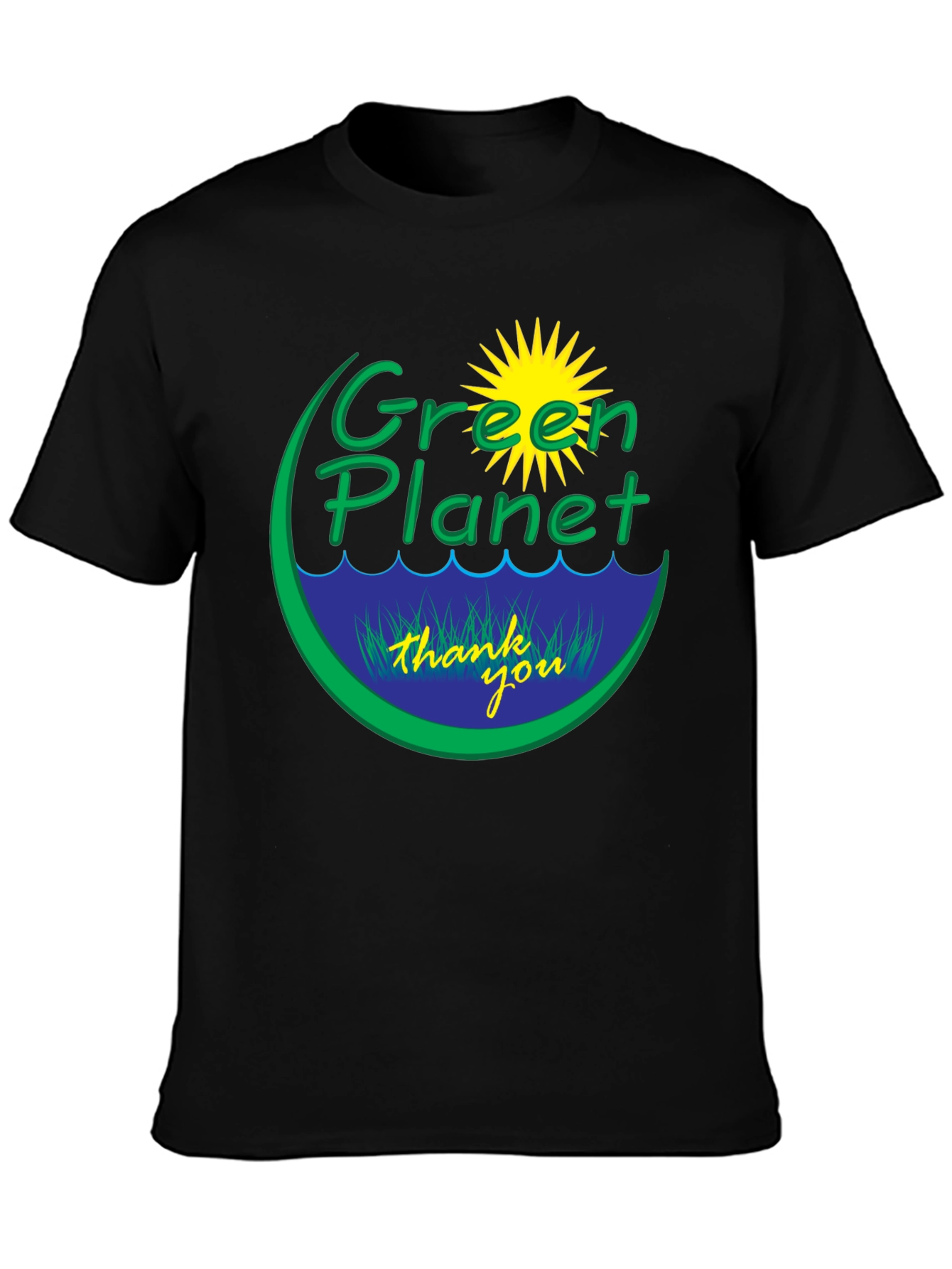 Green Planet Graphic Tee - Eco Friendly T-Shirt