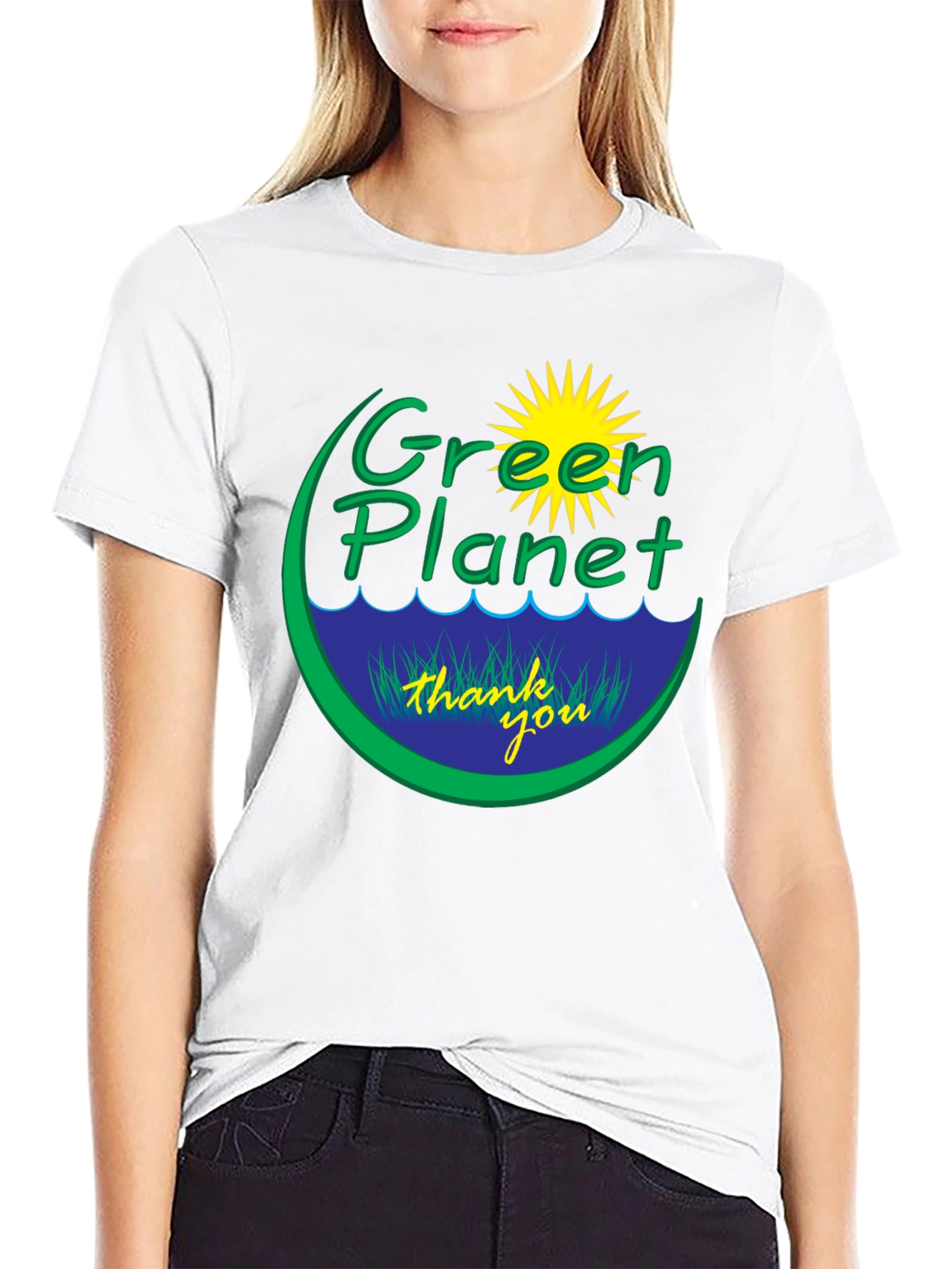 Green Planet Graphic Tee - Eco Friendly T-Shirt