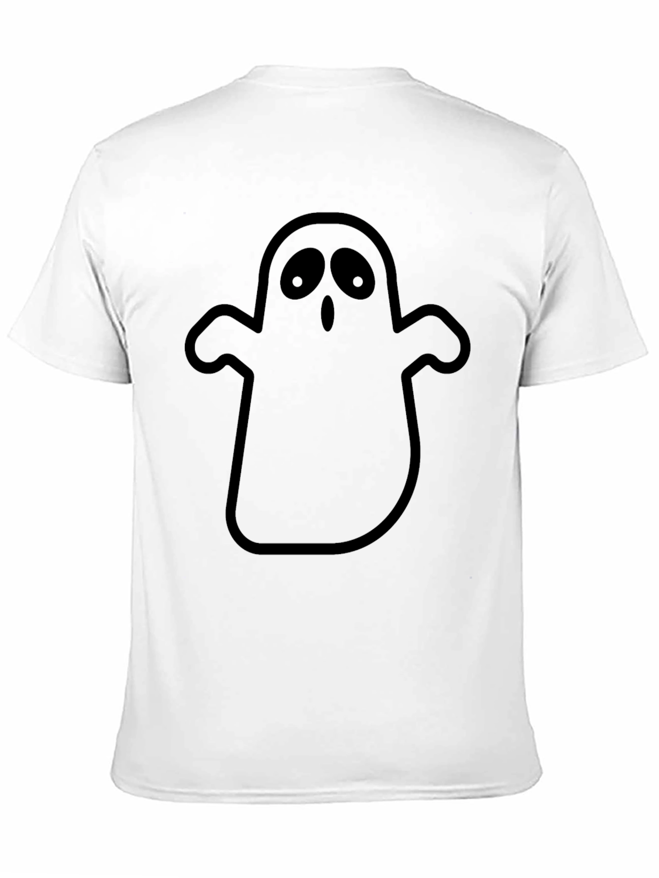 Spooky Ghost Graphic T-Shirt - Halloween Apparel