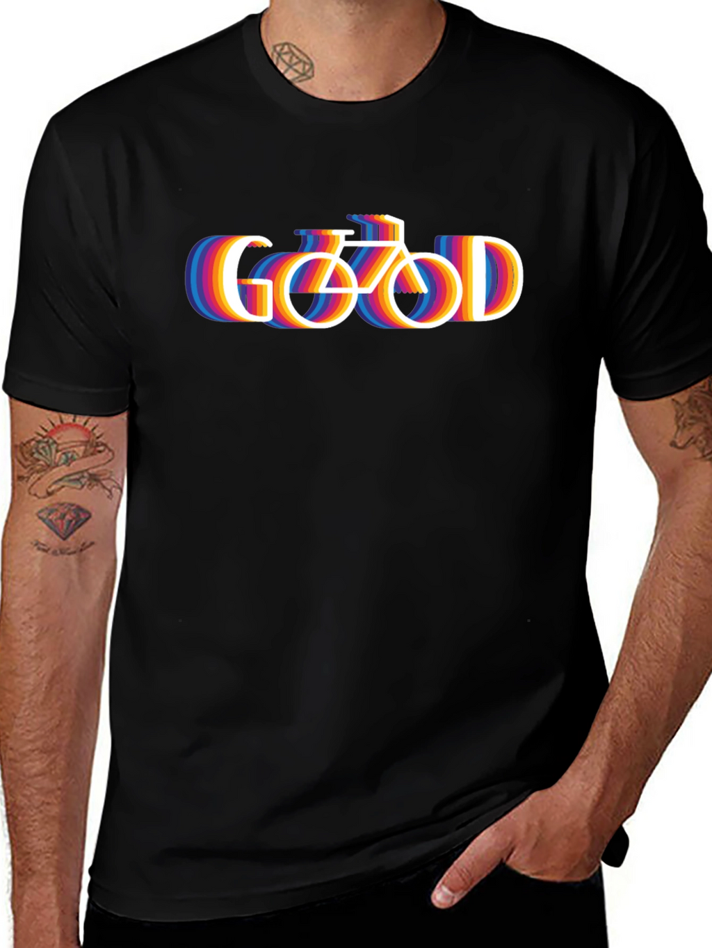 Good Bicycle Black T-Shirt