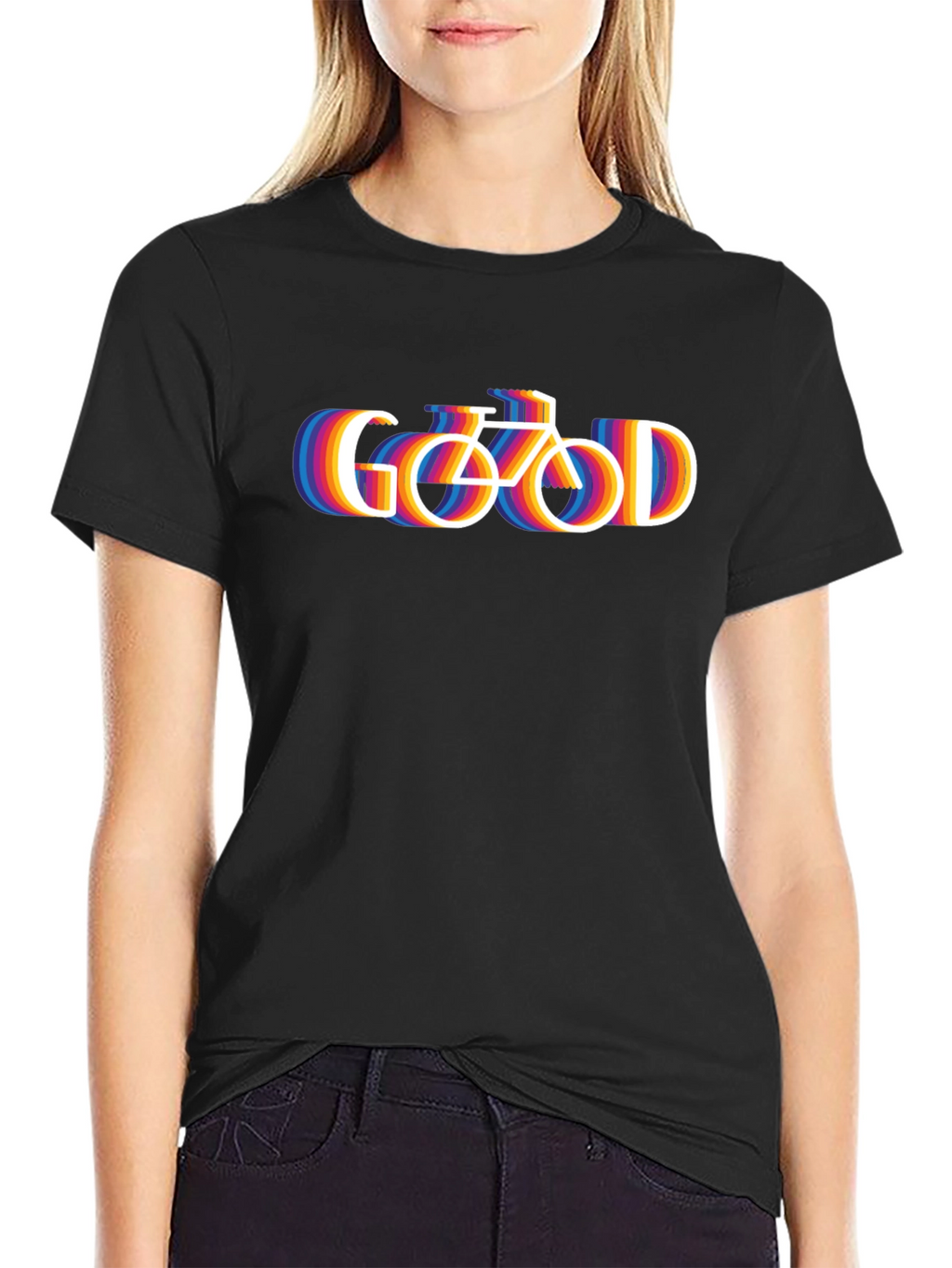 Good Bicycle Black T-Shirt