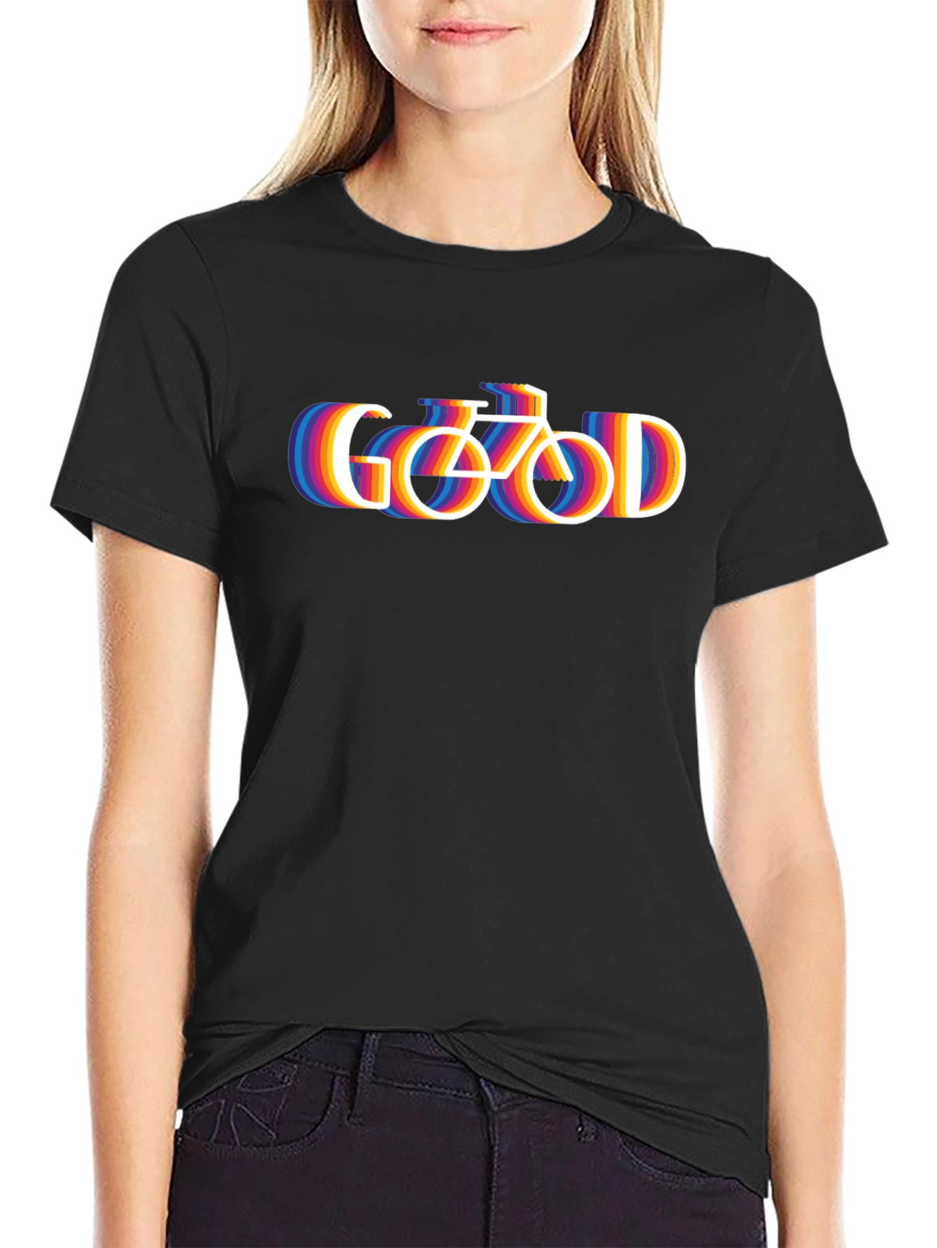Good Bicycle Black T-Shirt