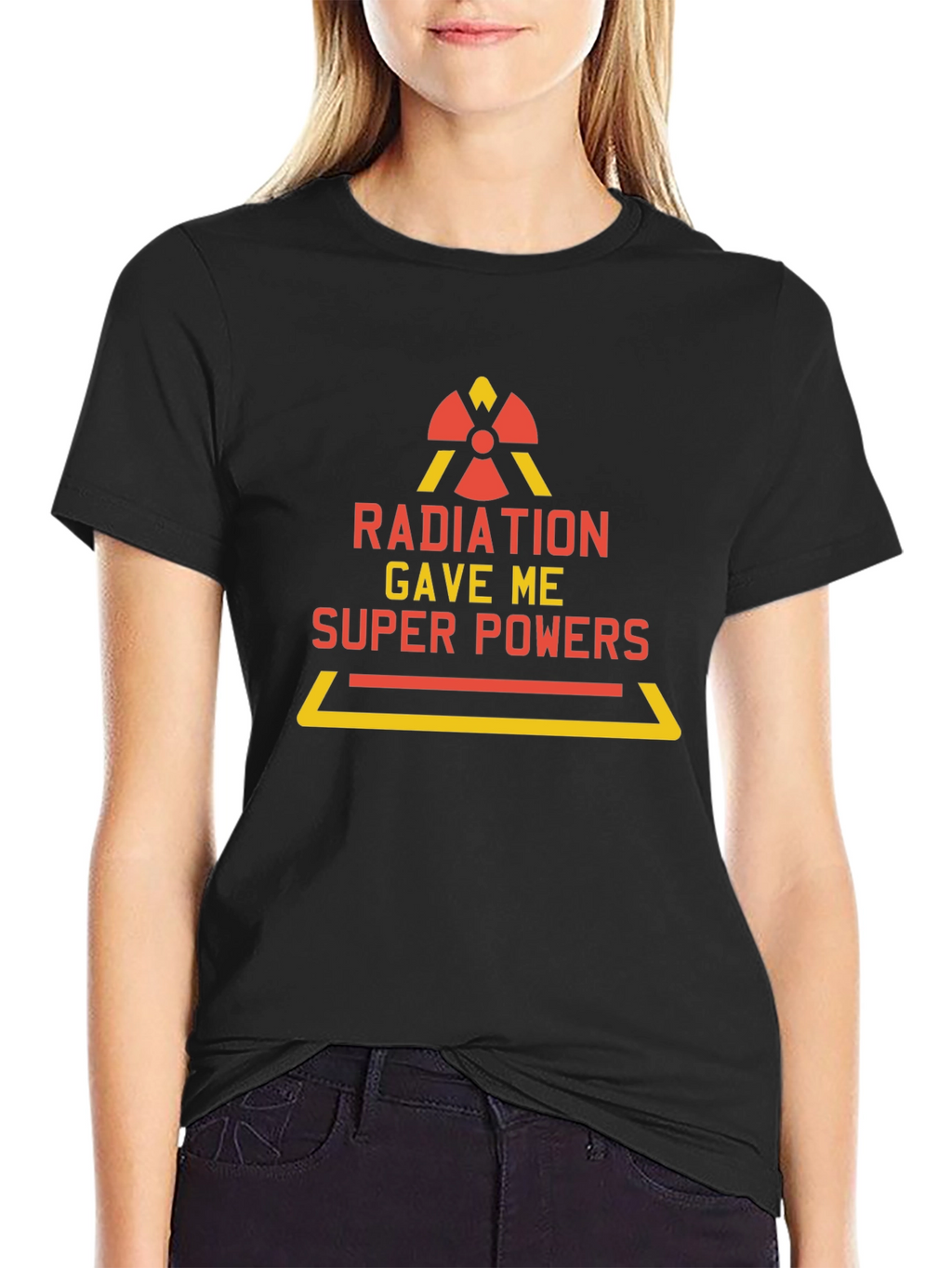 Radiation Gave Me Super Powers T-Shirt Funny Tee