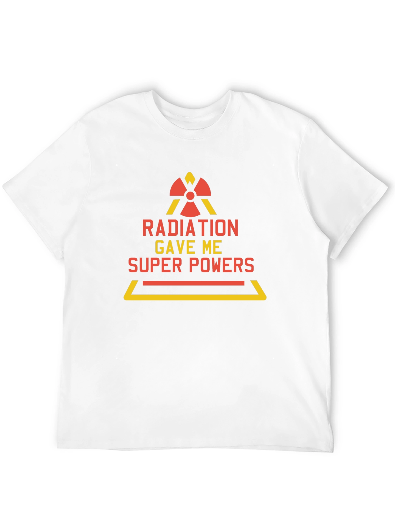 Radiation Gave Me Super Powers T-Shirt Funny Tee