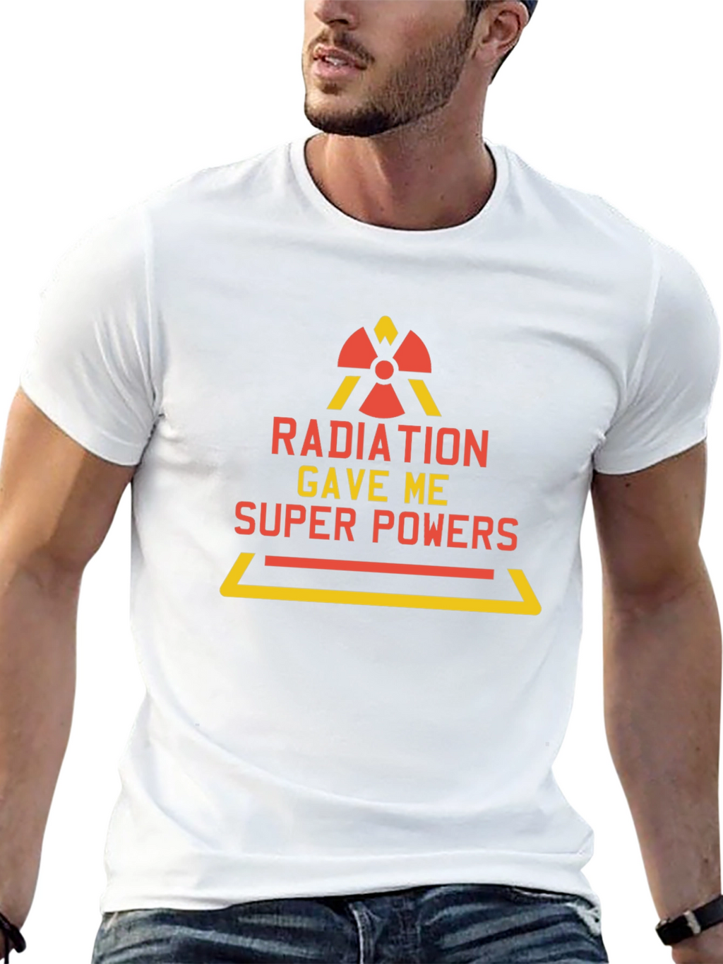 Radiation Gave Me Super Powers T-Shirt Funny Tee