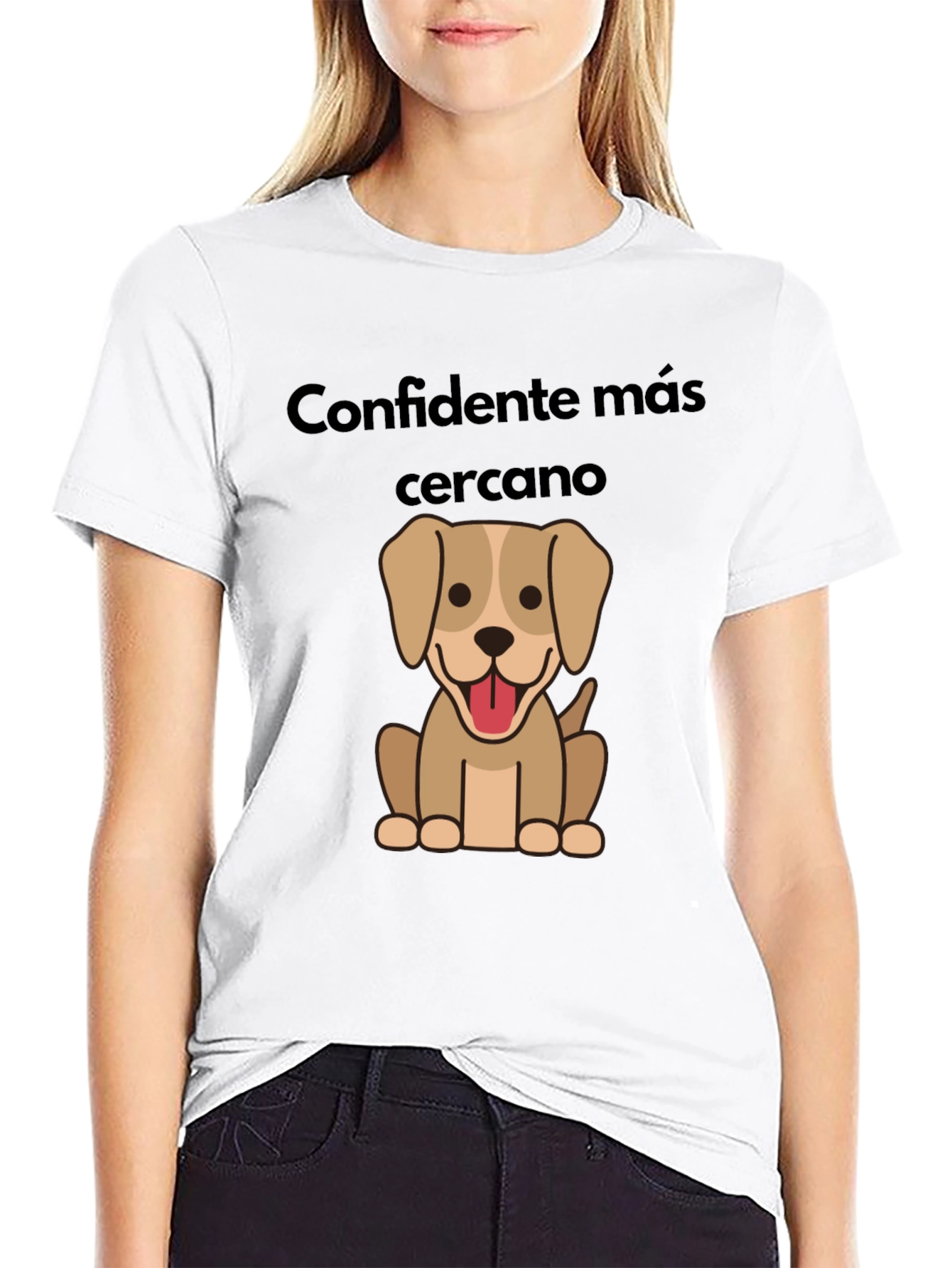 Dog Lover T-Shirt - Confidante Más Cercano Design