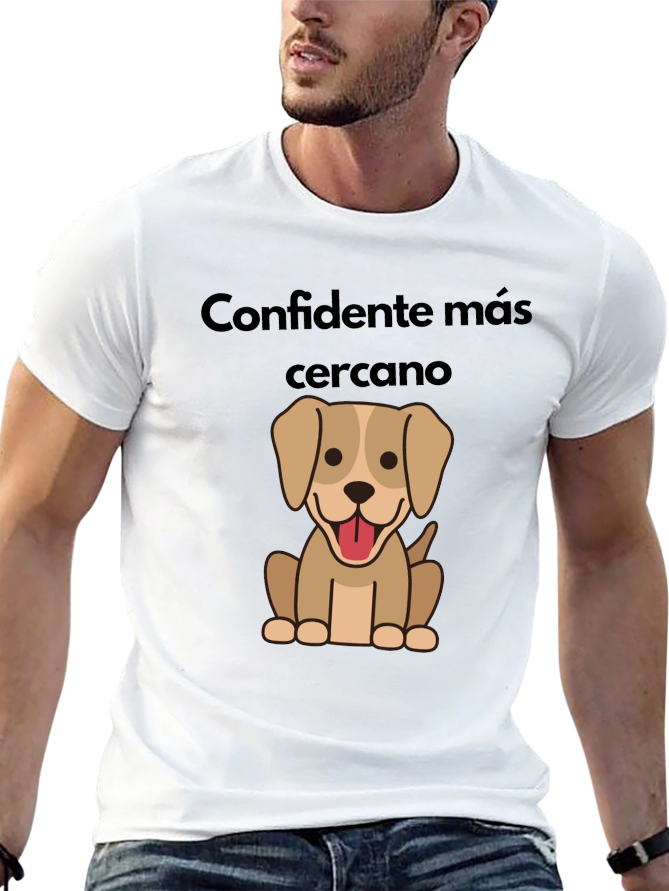 Dog Lover T-Shirt - Confidante Más Cercano Design