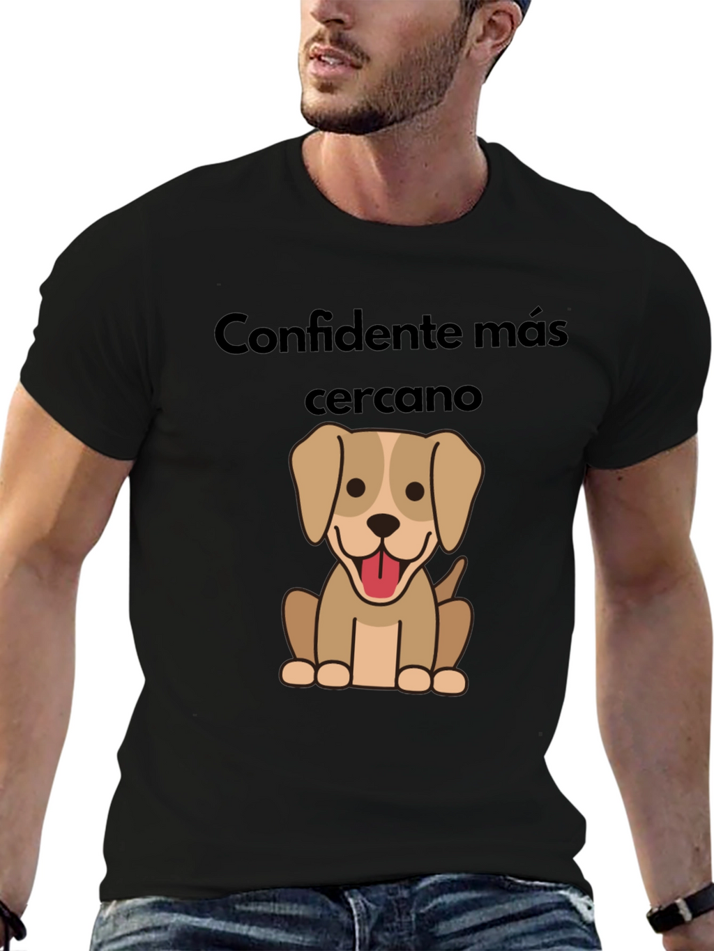 Dog Lover T-Shirt - Confidante Más Cercano Design