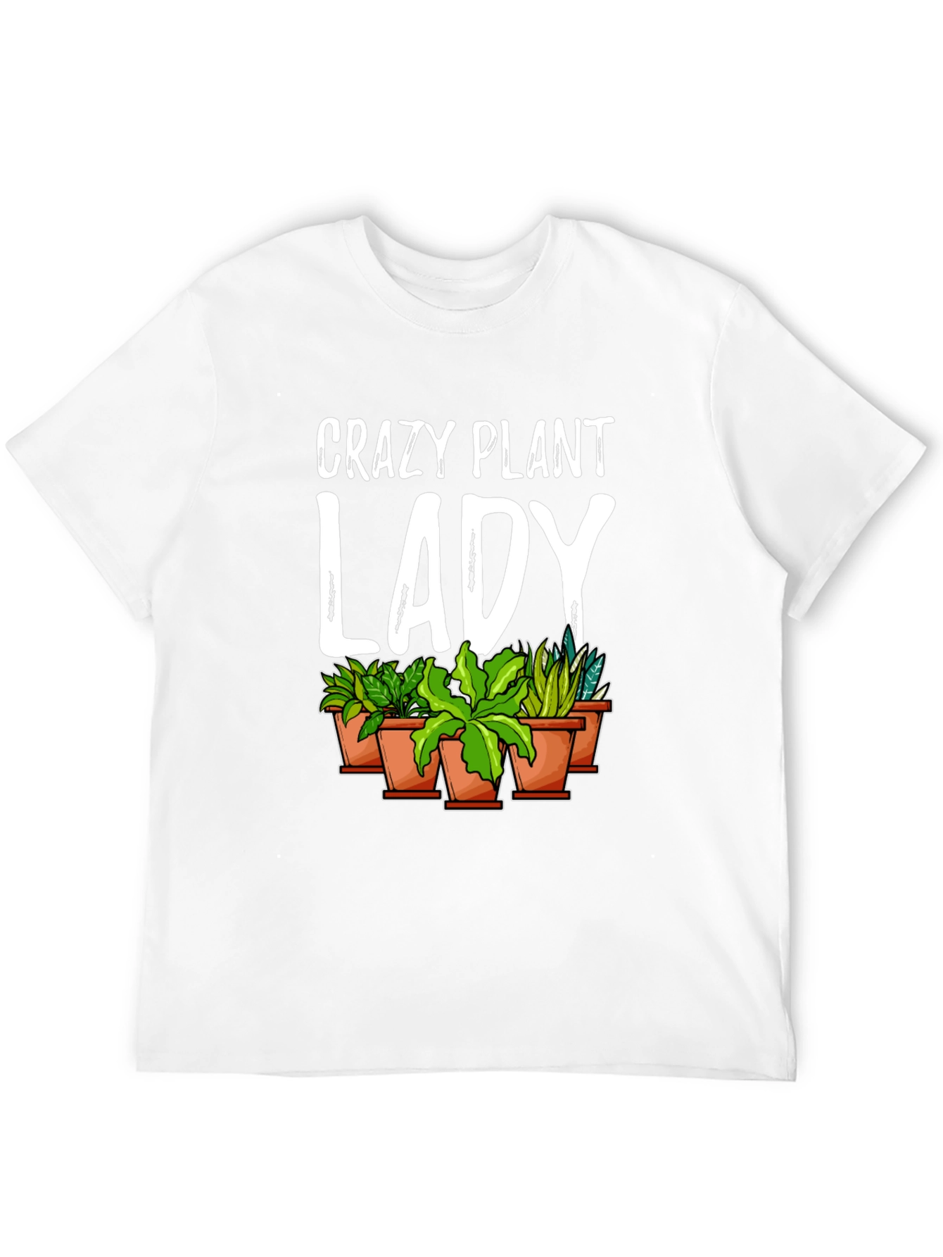 Crazy Plant Lady Graphic Tee - Black