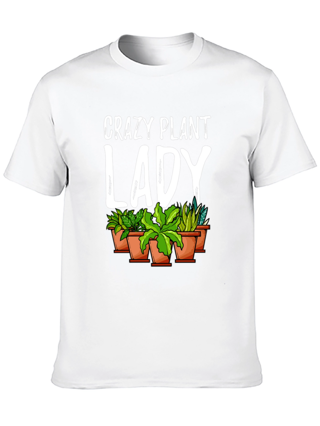 Crazy Plant Lady Graphic Tee - Black