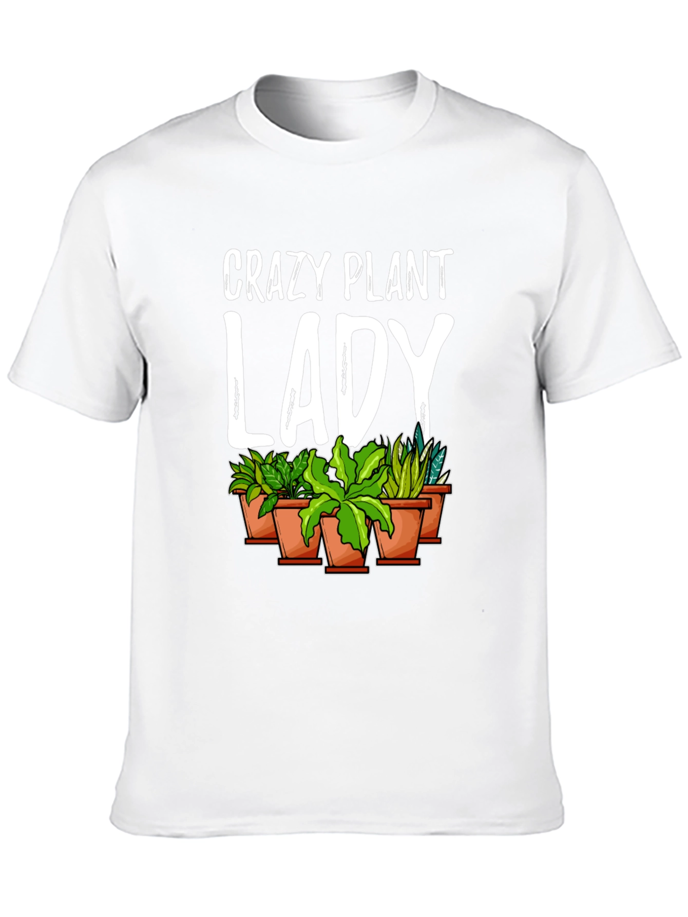 Crazy Plant Lady Graphic Tee - Black