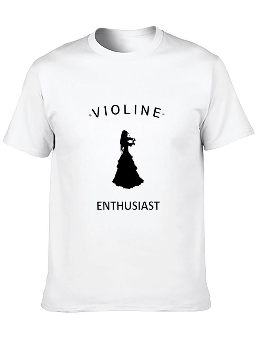Violinist Enthusiast Graphic Tee - Unisex Black T-Shirt