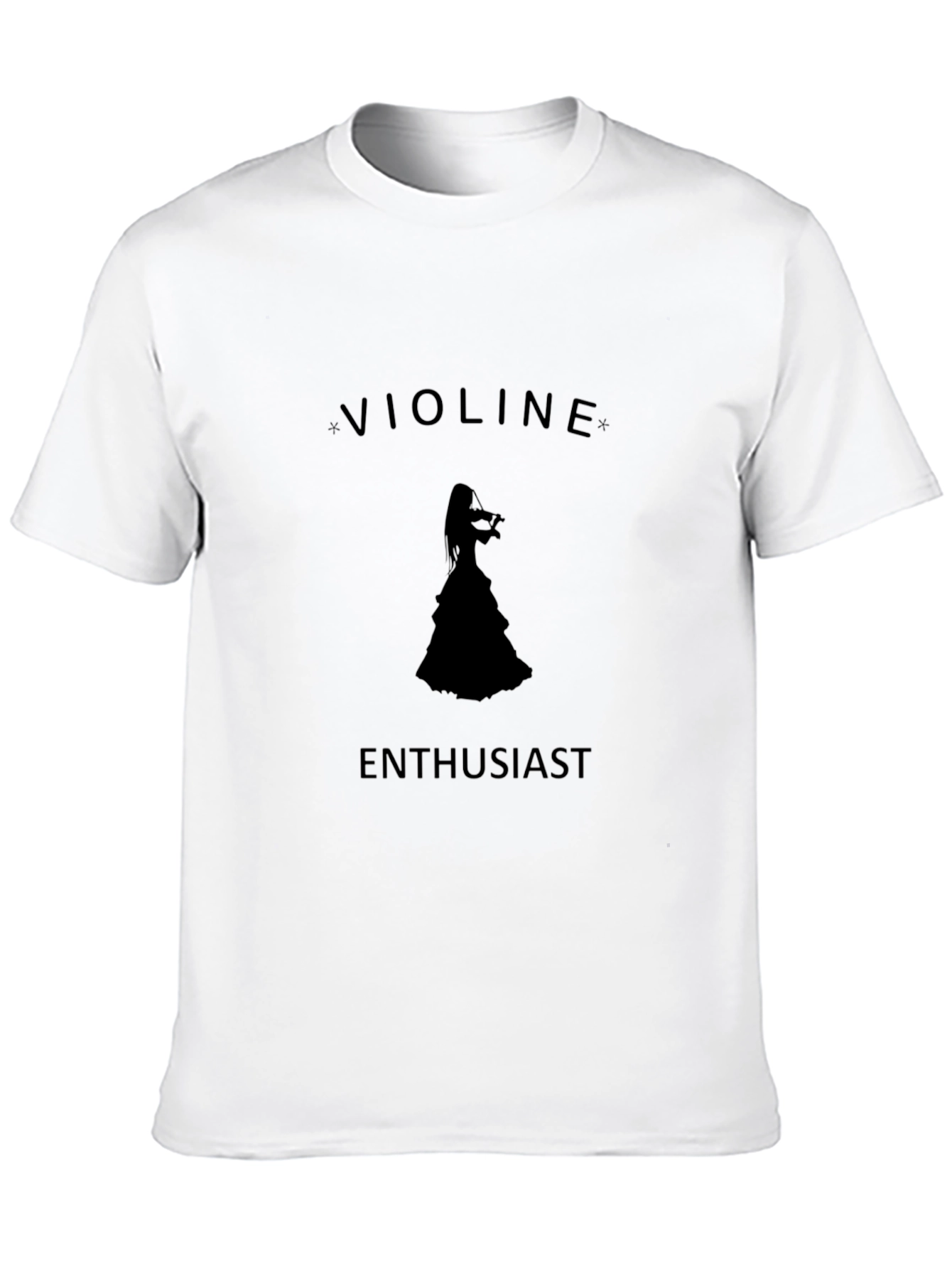 Violinist Enthusiast Graphic Tee - Unisex Black T-Shirt