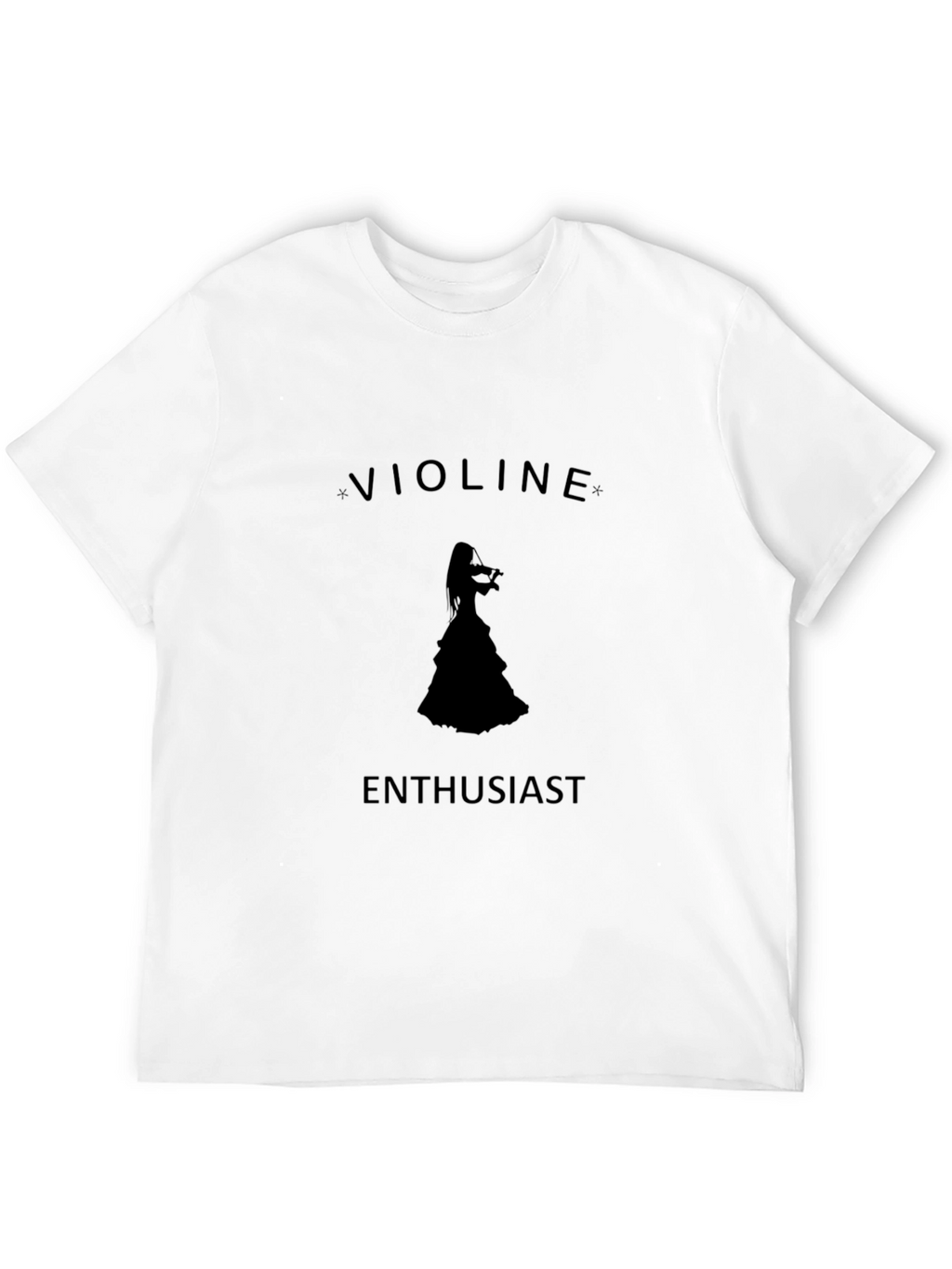 Violinist Enthusiast Graphic Tee - Unisex Black T-Shirt