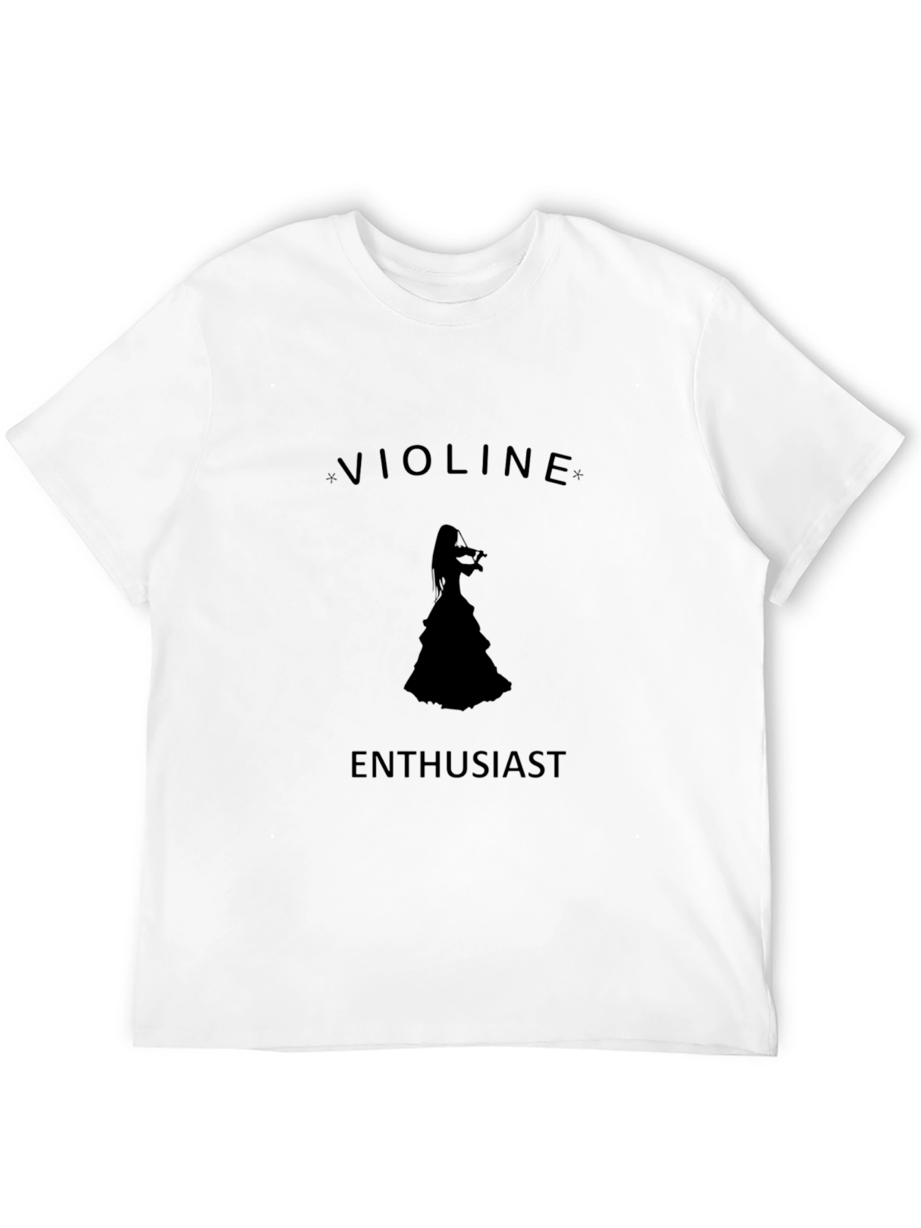 Violinist Enthusiast Graphic Tee - Unisex Black T-Shirt