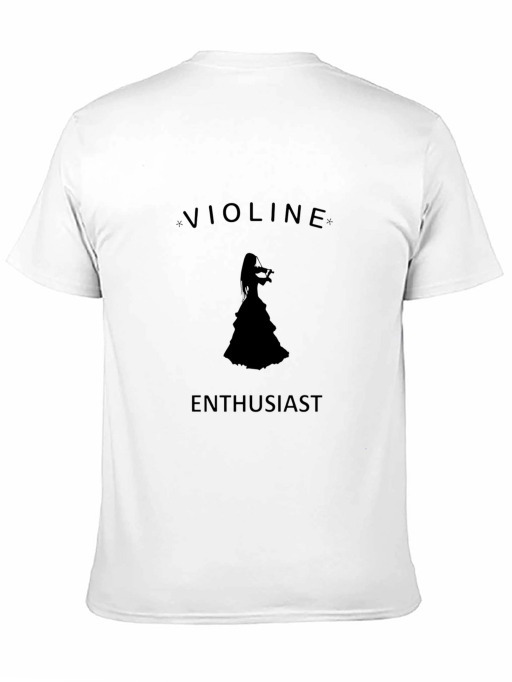 Violinist Enthusiast Graphic Tee - Unisex Black T-Shirt
