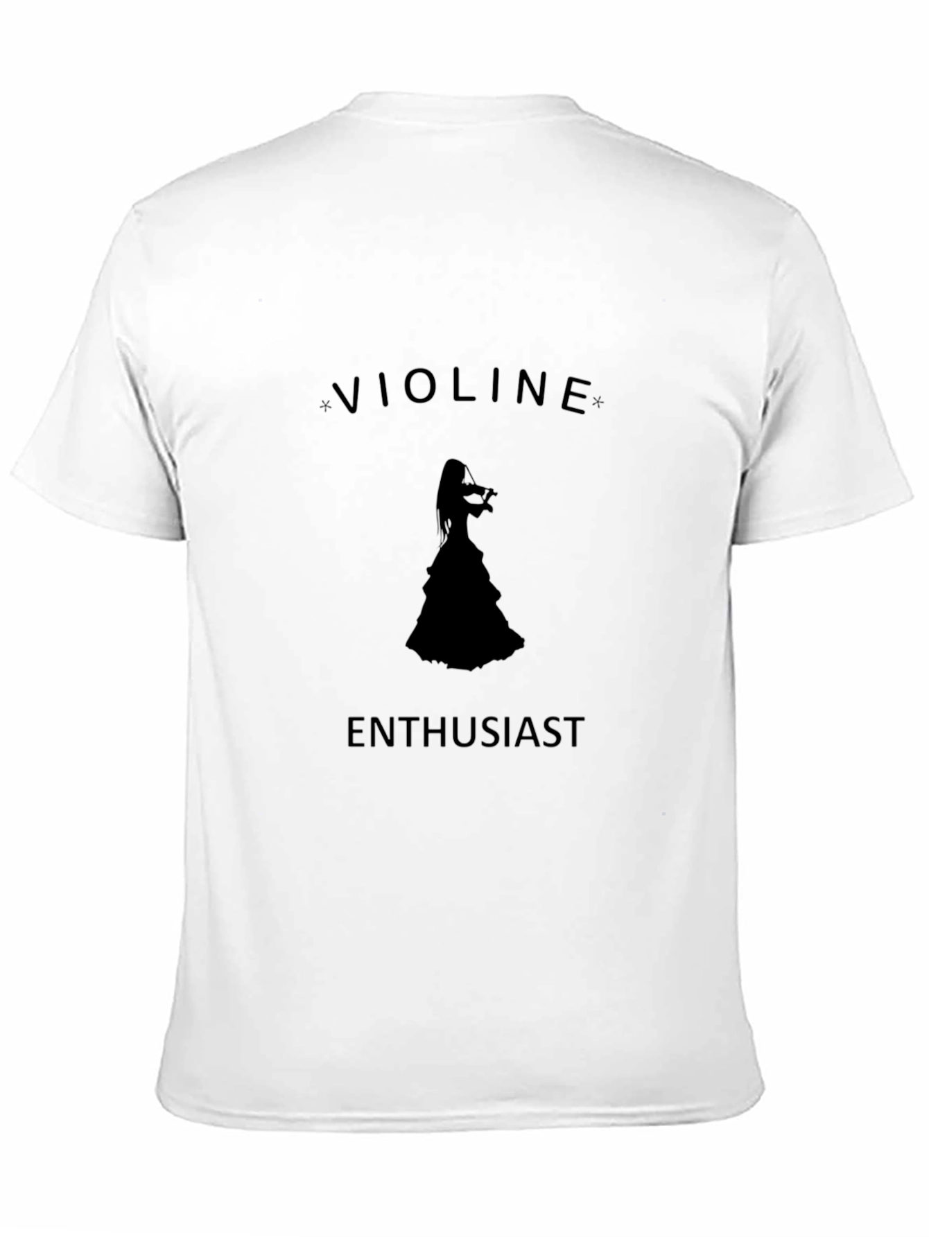 Violinist Enthusiast Graphic Tee - Unisex Black T-Shirt