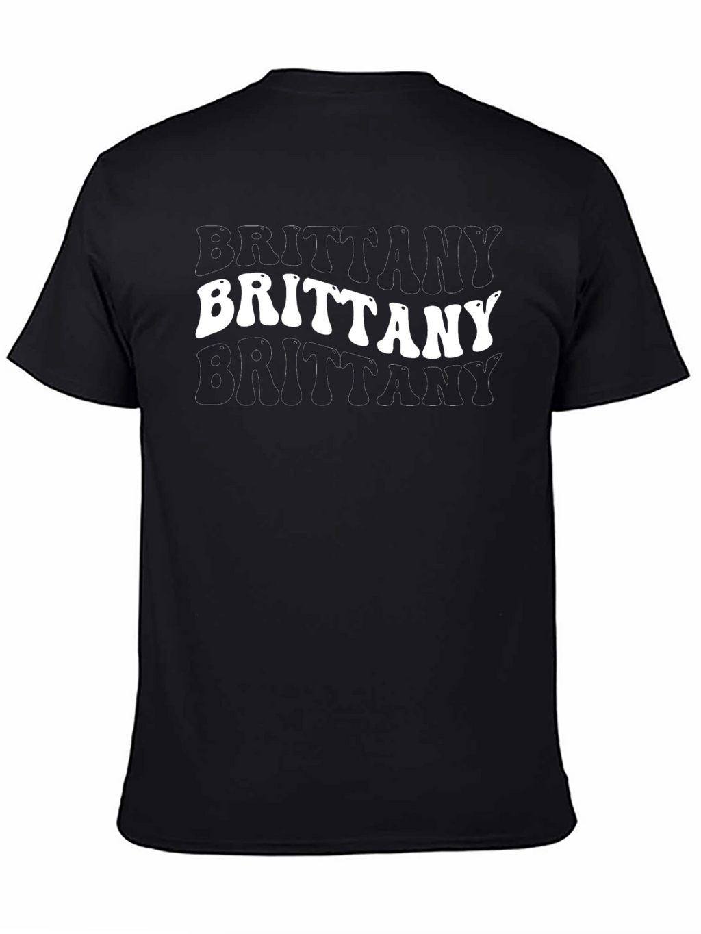 Brittany Retro Graphic Tee - Soft Cotton Blend T-Shirt