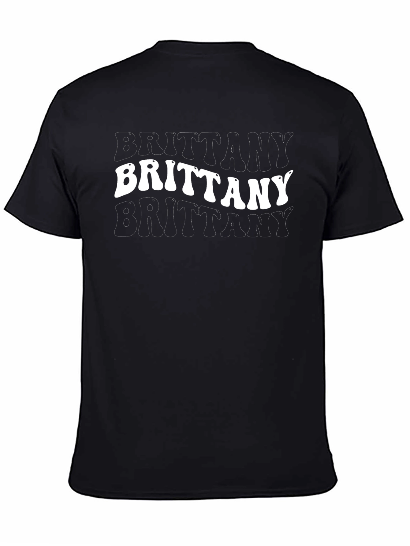 Brittany Retro Graphic Tee - Soft Cotton Blend T-Shirt