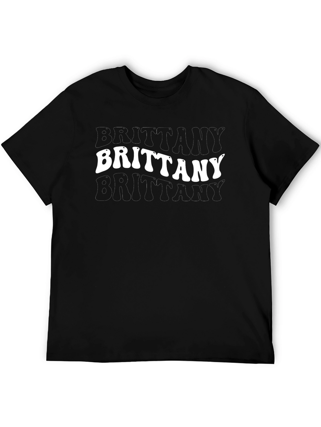Brittany Retro Graphic Tee - Soft Cotton Blend T-Shirt