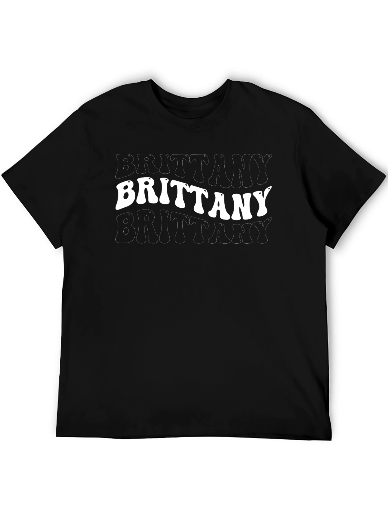 Brittany Retro Graphic Tee - Soft Cotton Blend T-Shirt
