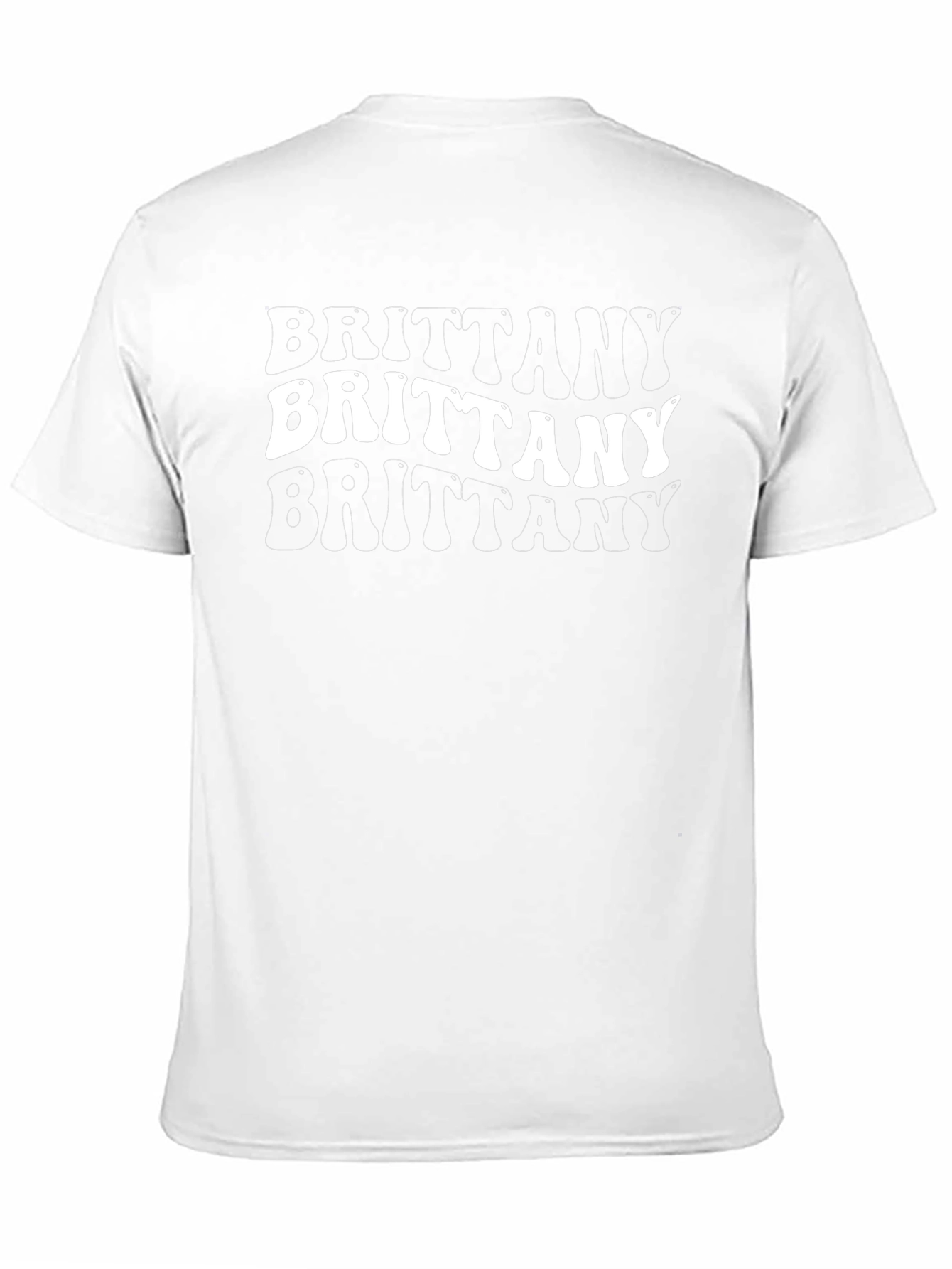 Brittany Retro Graphic Tee - Soft Cotton Blend T-Shirt
