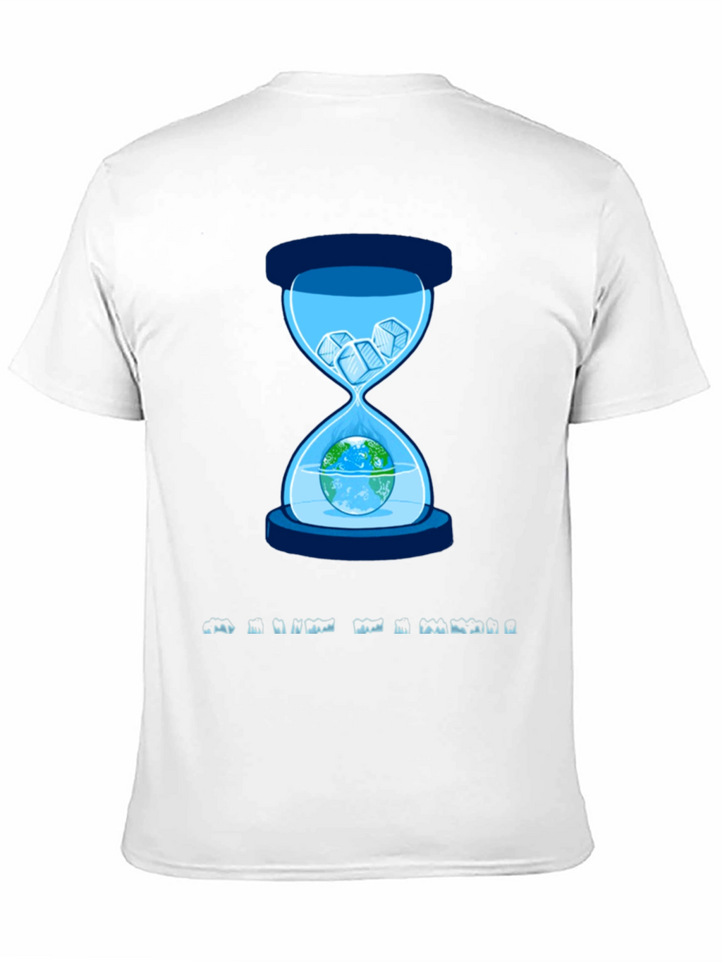 Melting Earth Hourglass Graphic Tee