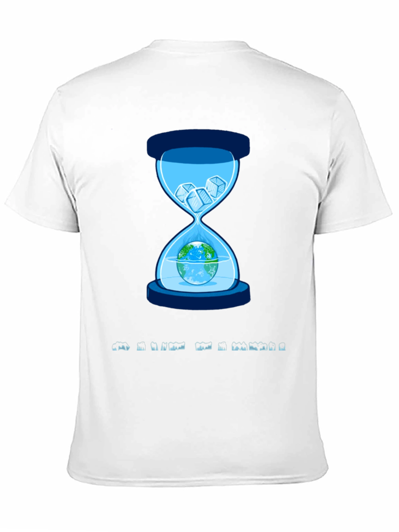 Melting Earth Hourglass Graphic Tee