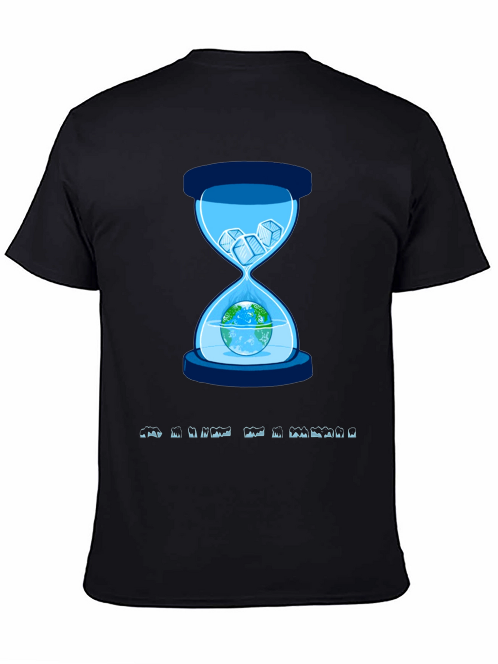 Melting Earth Hourglass Graphic Tee