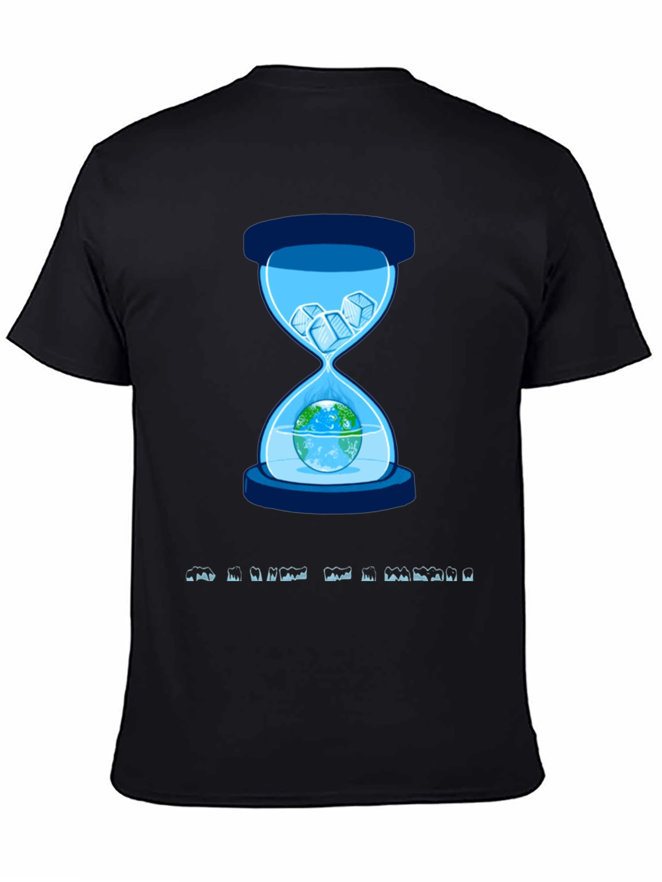 Melting Earth Hourglass Graphic Tee