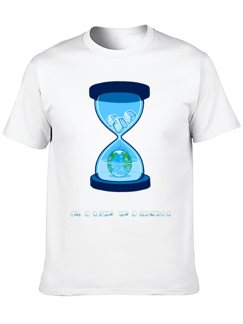Melting Earth Hourglass Graphic Tee