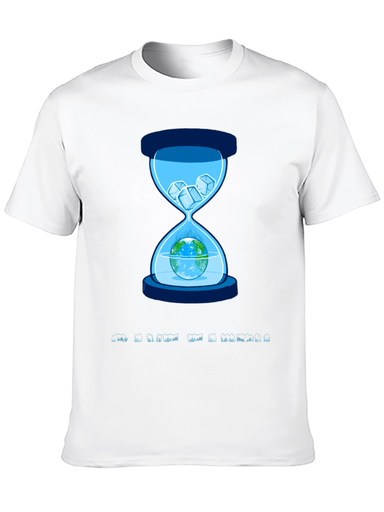 Melting Earth Hourglass Graphic Tee