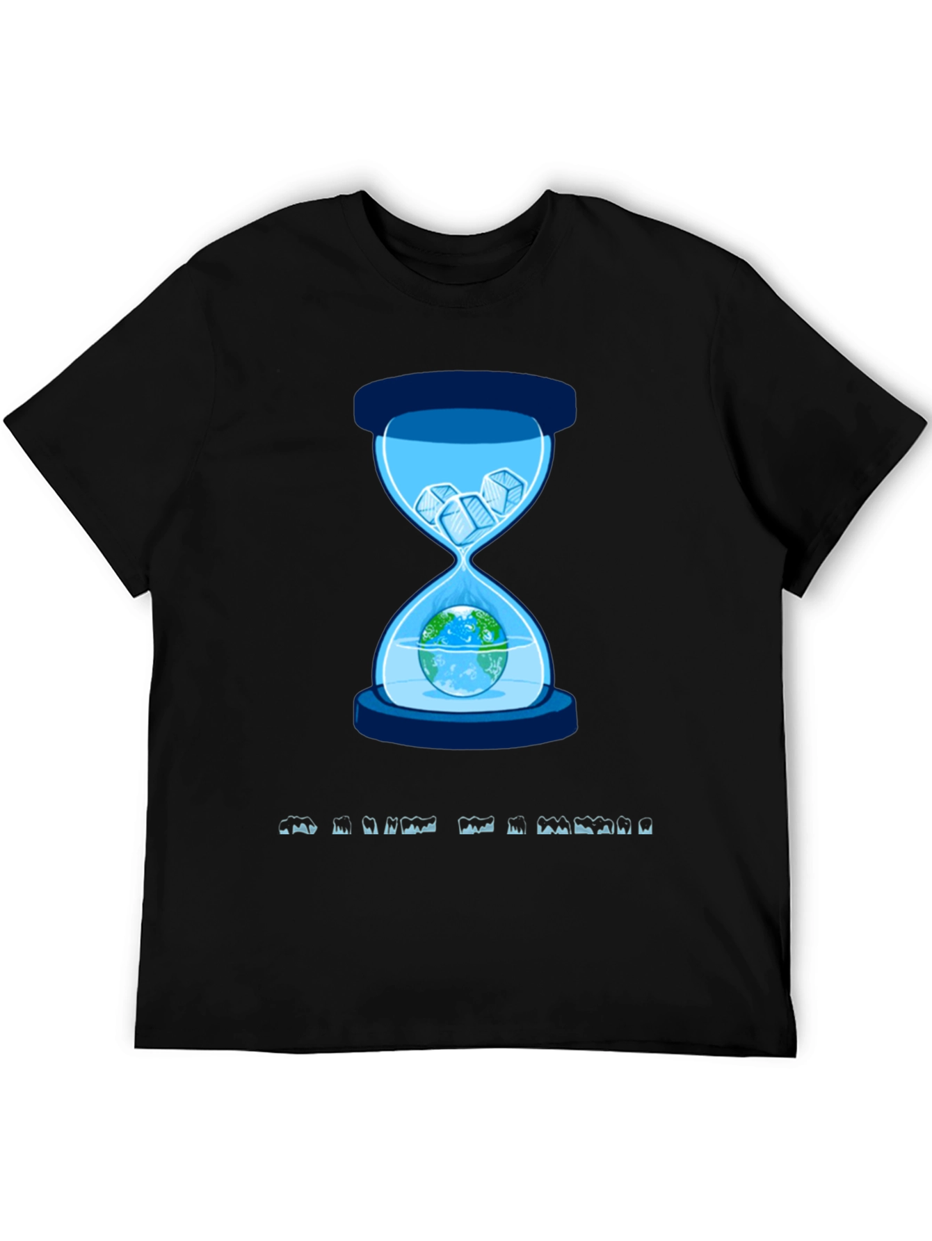 Melting Earth Hourglass Graphic Tee