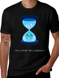 Melting Earth Hourglass Graphic Tee