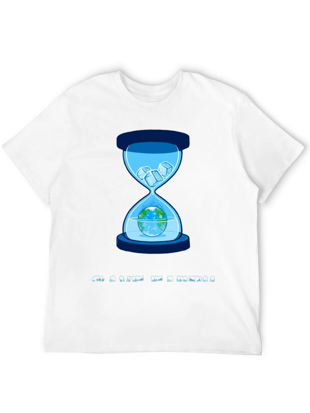 Melting Earth Hourglass Graphic Tee