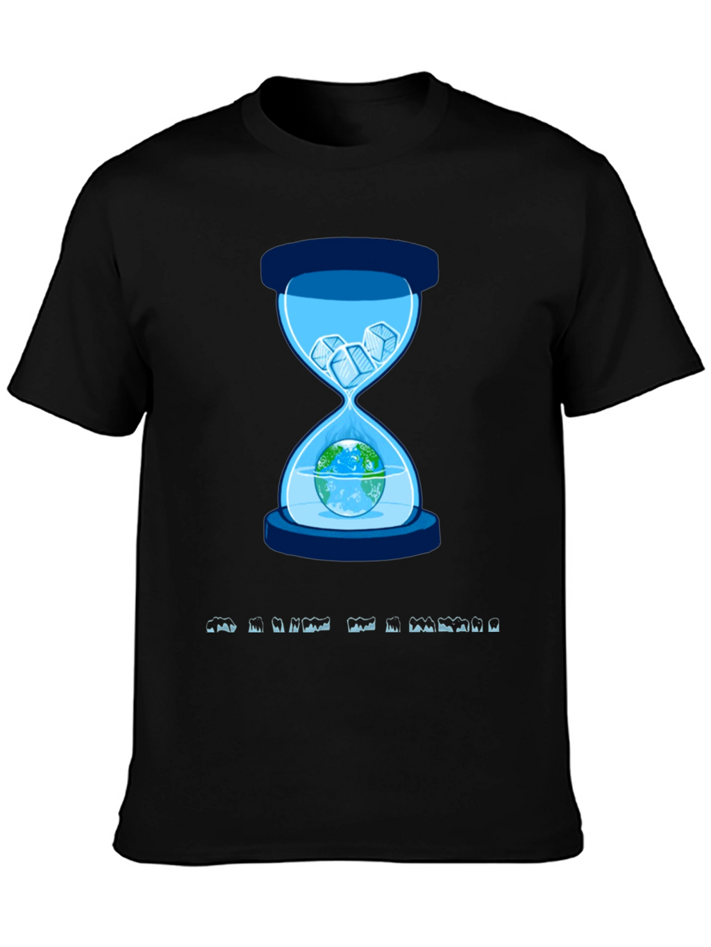 Melting Earth Hourglass Graphic Tee