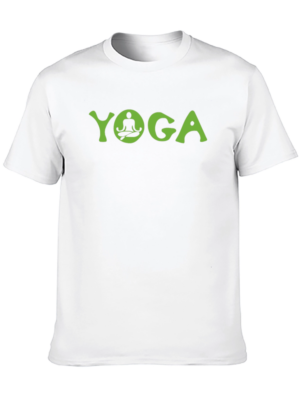 Yoga Graphic Tee - Black Cotton Comfort