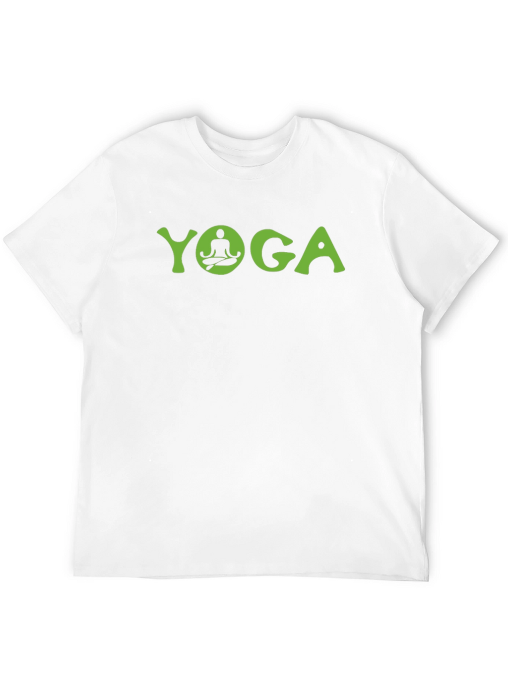 Yoga Graphic Tee - Black Cotton Comfort